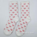 Super weiche gemütliche Socken Whit Rosa Heart